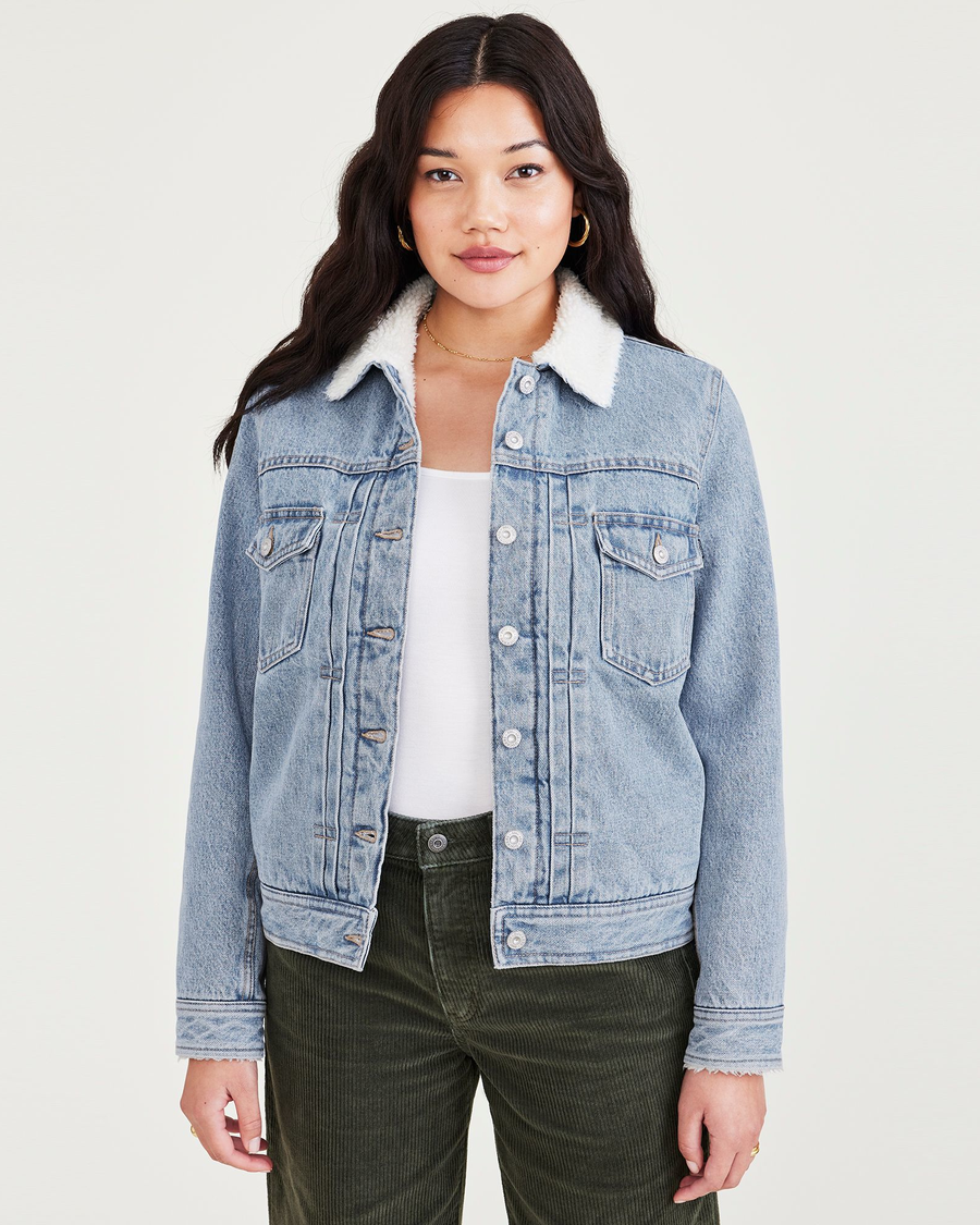 Dockers sherpa lined storm jacket clearance