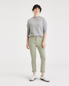 Front view of model wearing Lint Weekend Chinos, Slim Fit.
