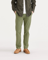 Front view of model wearing Loden Green Ultimate Chino, Slim Fit.