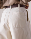 View of model wearing Lucent White Dockers® x Transnomadica Rigger Pant, Relaxed Fit.