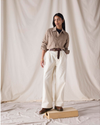 Front view of model wearing Lucent White Dockers® x Transnomadica Rigger Pant, Relaxed Fit.