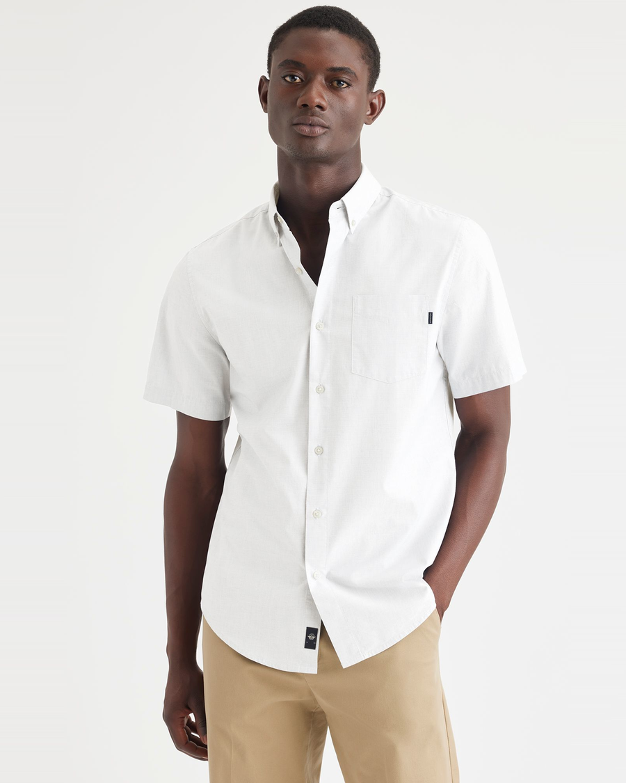 Essential Button-Up Shirt, Classic Fit Dockers Essential Button-Up Shirt, Classic Fit Dockers