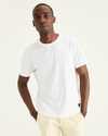 Front view of model wearing Lucent White Original Tee, Slim Fit.