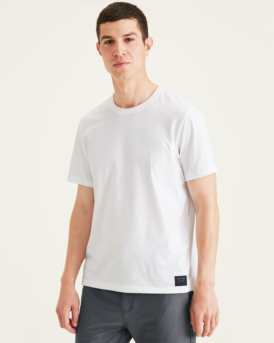 V-Neck Tee Shirt, Slim Fit – Dockers®
