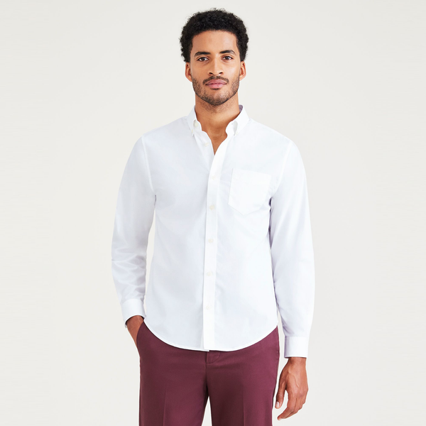 Signature Stain Defender Shirt, Classic Fit – Dockers®