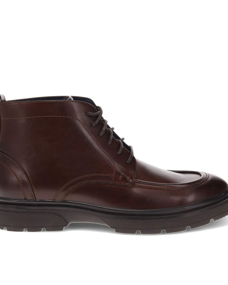 Side view of  Mahogany Tollcross Shoes.