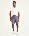 Front view of model wearing Maritime Perfect 10.5" Shorts.