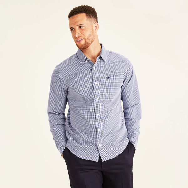 J.Crew Mercantile Men's Classic-Fit Long Sleeve Chambray Shirt, Medium  Wash, M : Buy Online at Best Price in KSA - Souq is now : Fashion