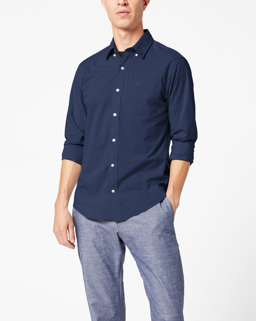 Signature Comfort Flex Shirt Classic Fit Dockers
