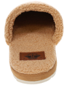 Back view of  Mink Brown Quilted Micro-Sherpa Scruff Slip-On.