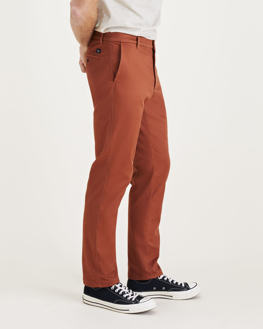 Murano Wardrobe Essentials Alex Slim Fit Flat Front Washed Stretch Chino  Pants