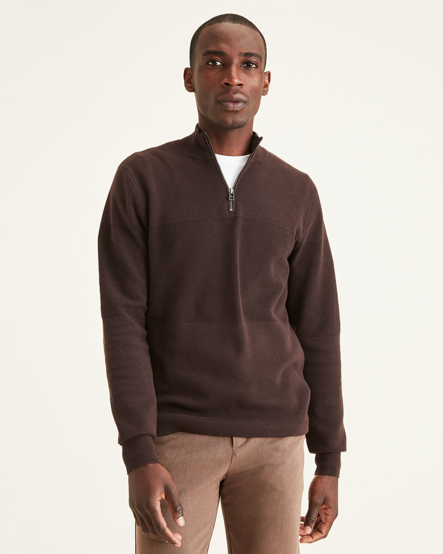 1/4 Zip Sweater, Regular Fit