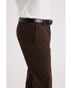 Side view of model wearing Mole Ultimate Chino, Slim Fit.