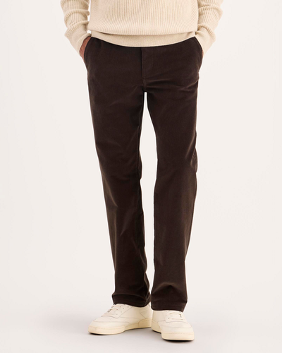 Front view of model wearing Mole Ultimate Chinos, Slim Fit.