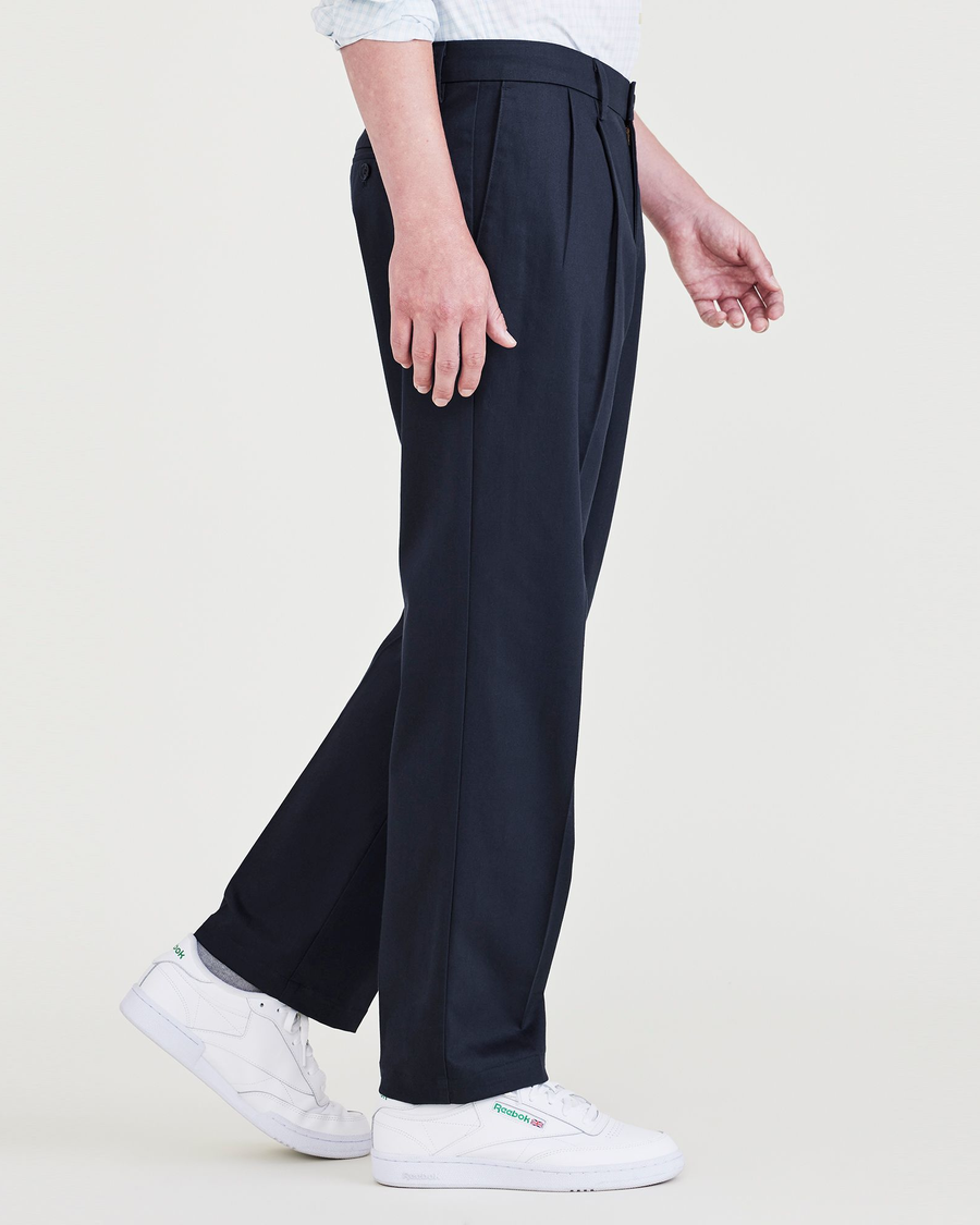 Dockers Khaki Pants For Men Dockers D4 Relaxed Fit Never Iron