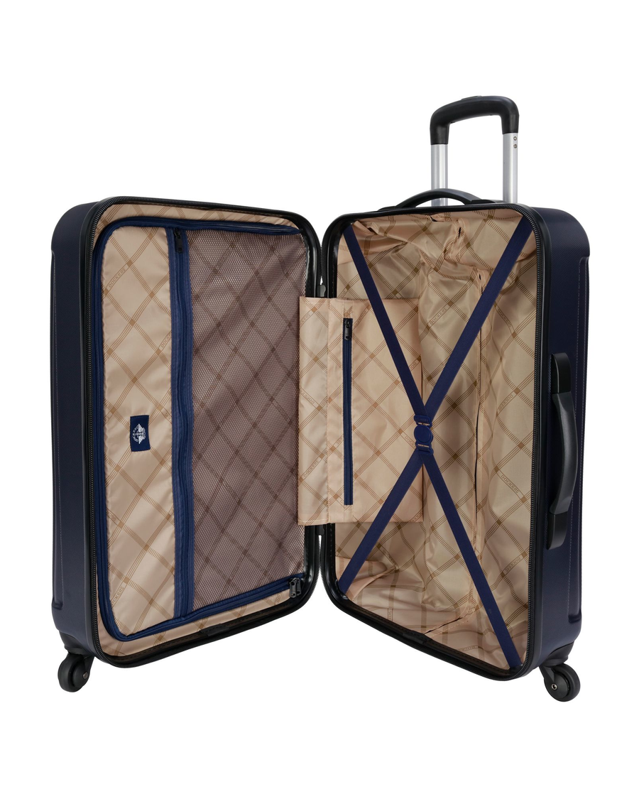 View of  Navy Iconic Luggage Set (3 Piece).