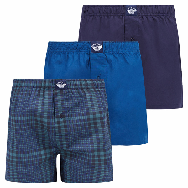 3 Pack Woven Boxers - Gingham