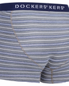 Back view of  Navy Stripe Cotton Stretch Boxer Brief, 4 Pack.