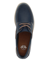 View of  Navy Vargas Boat Shoes.