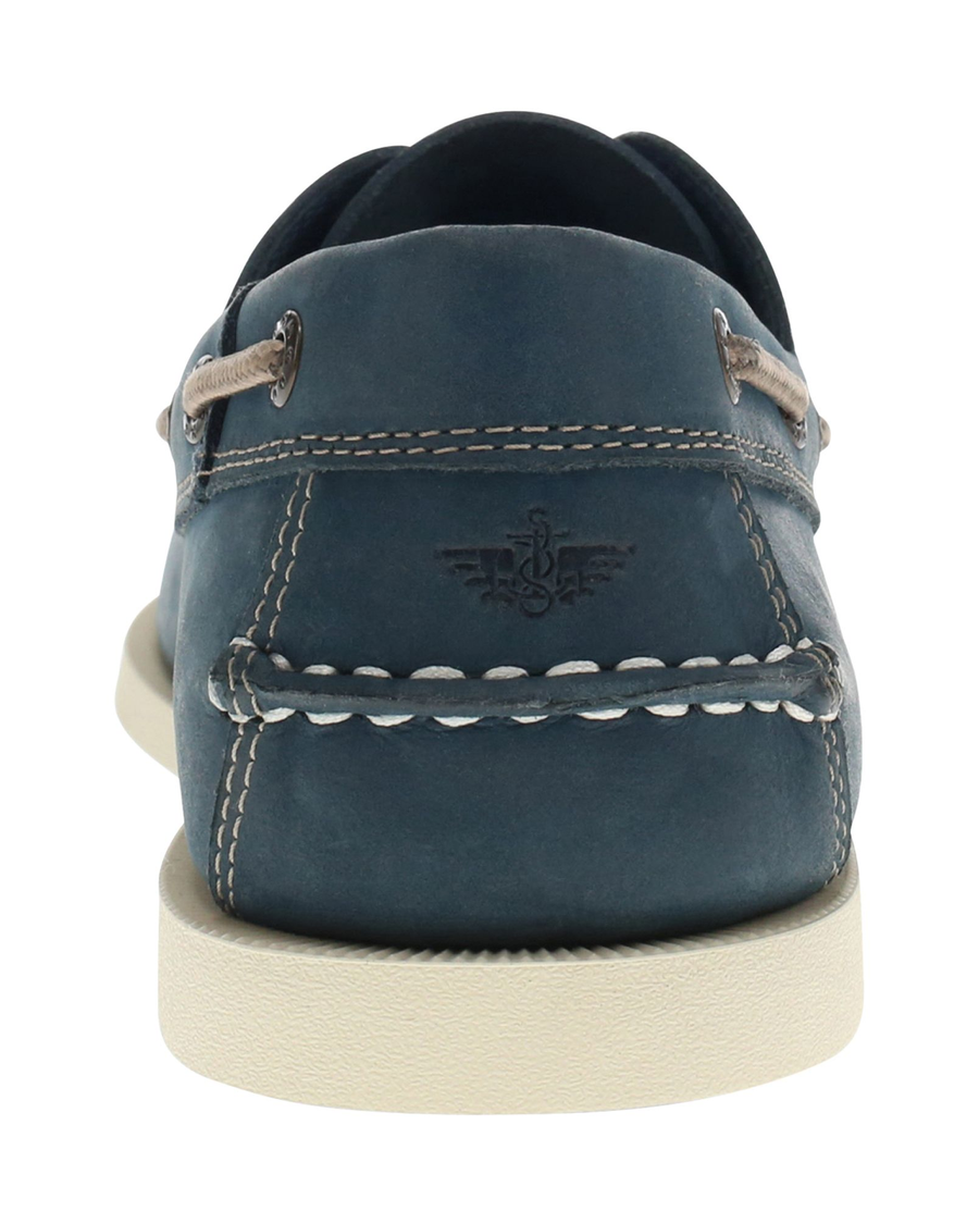 View of  Navy Vargas Boat Shoes.