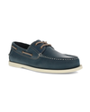 Front view of  Navy Vargas Boat Shoes.