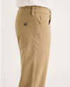 Side view of model wearing New British Khaki All-Day 5-Pocket, Straight Fit.