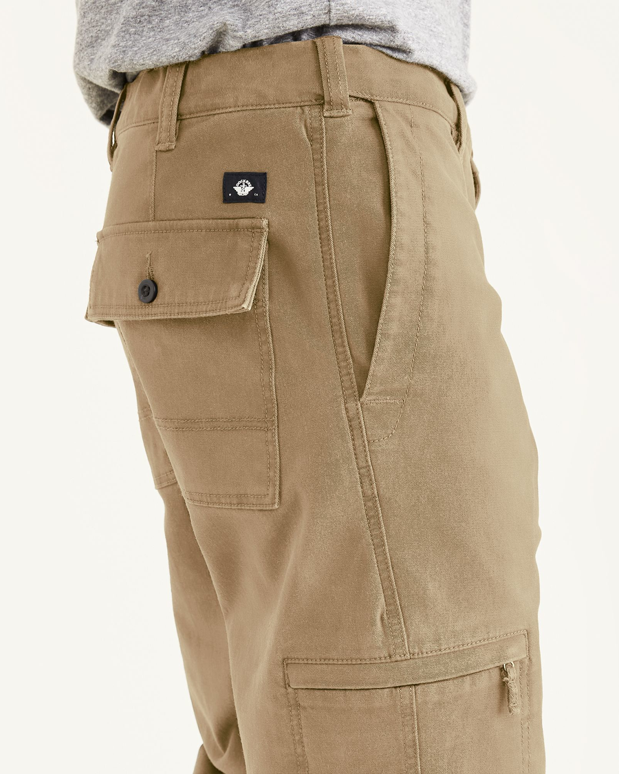 Relaxed Slim Built-In Flex Twill Pull-On Cargo Pants