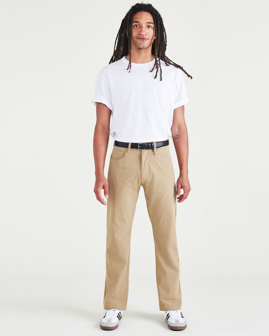 Cut off 2025 khaki pants