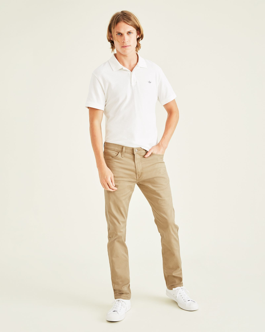 Buy Off white Trousers & Pants for Men by Kabaat Online | Ajio.com