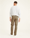 Back view of model wearing New British Khaki Jean Cut Pants, Straight Fit (Big and Tall).