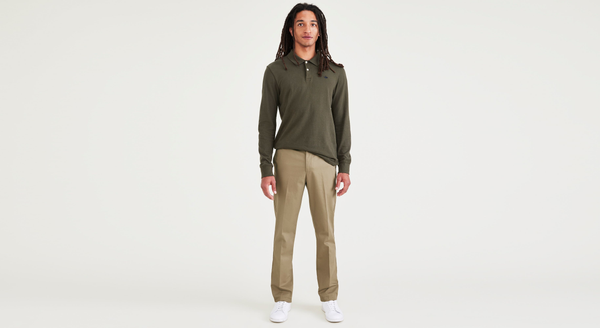 Signature Iron Free Khakis, Slim Fit with Stain Defender®