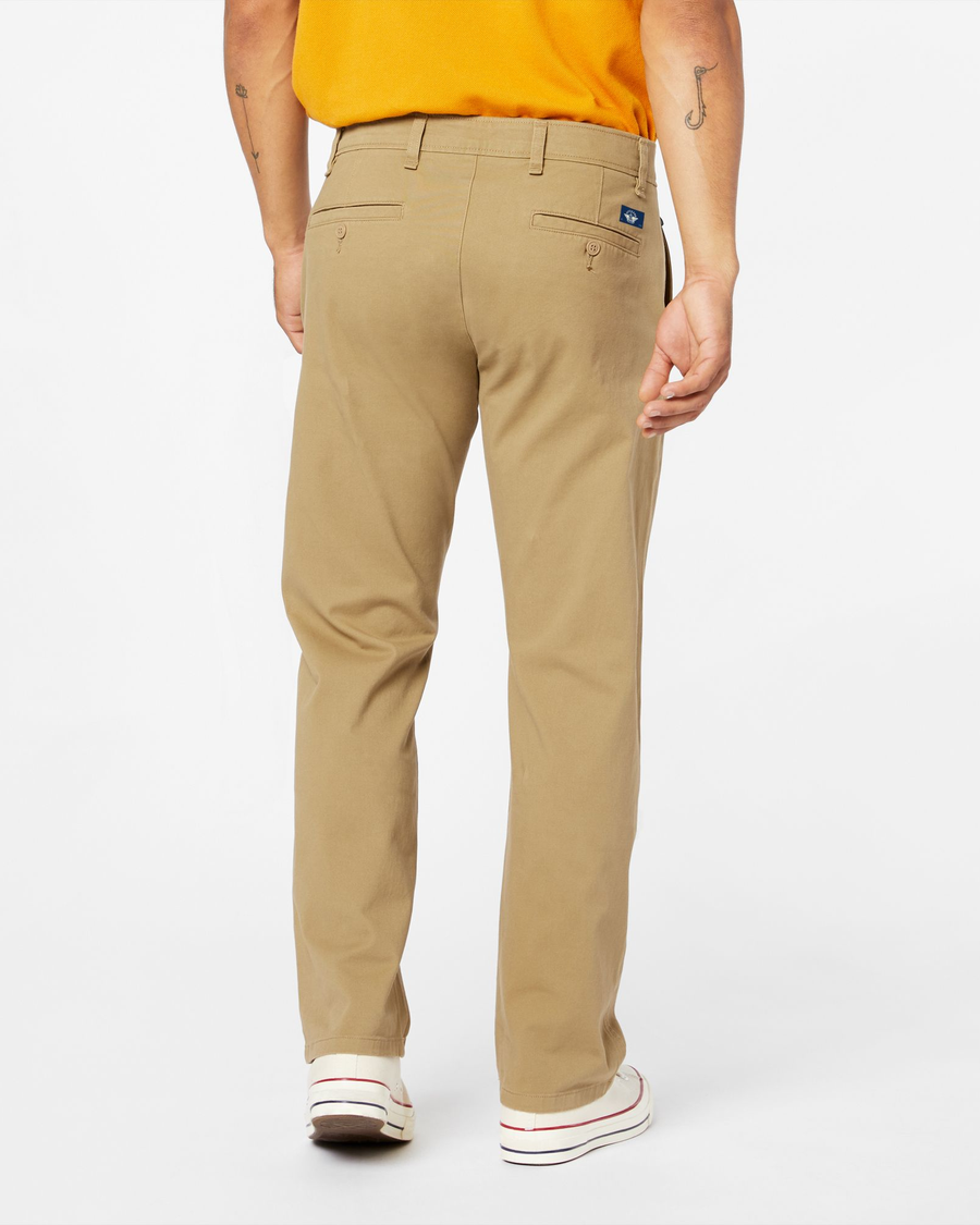 A New Day Mid-Rise Relaxed Straight Leg Chino Pants - Dusty Olive, Size 6