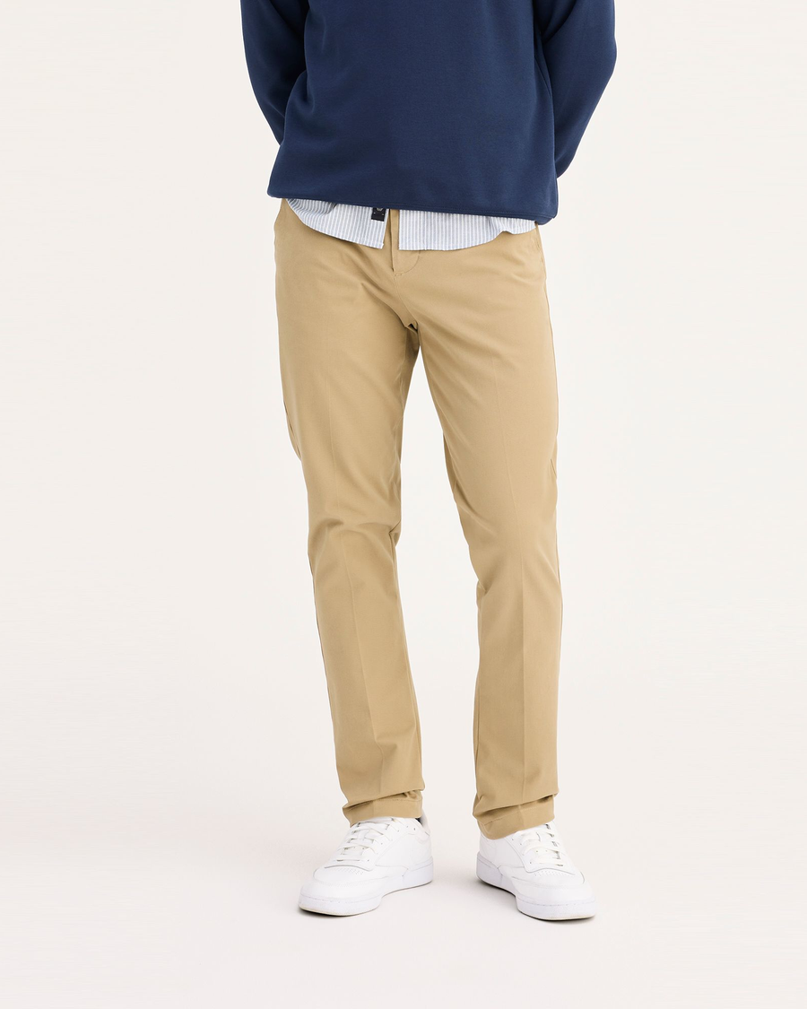 NWT Dockers Boys Khaki Husky 32 Cotton Tan Stretch Flat Front NWT Dockers Boys Khaki Husky 32 Cotton Tan Stretch Flat Front