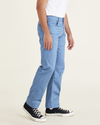Side view of model wearing Oceanview Jean Cut Pants, Straight Fit (Big and Tall).
