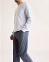 View of model wearing Ombre Blue Go Airweave 5-Pocket, Straight Fit.