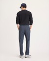 Back view of model wearing Ombre Blue Go Airweave Chino, Straight Fit.