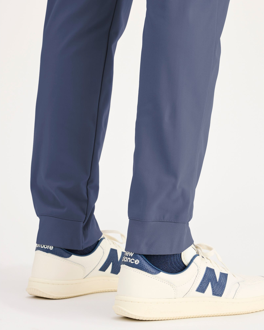 View of model wearing Ombre Blue Go Airweave Jogger, Slim Fit.