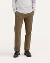 Front view of model wearing Otter Stone Wash Alpha Chino, Slim Fit.