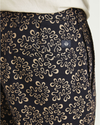 View of model wearing Otter Sunset Beautiful Black Ultimate 9.5" Shorts.