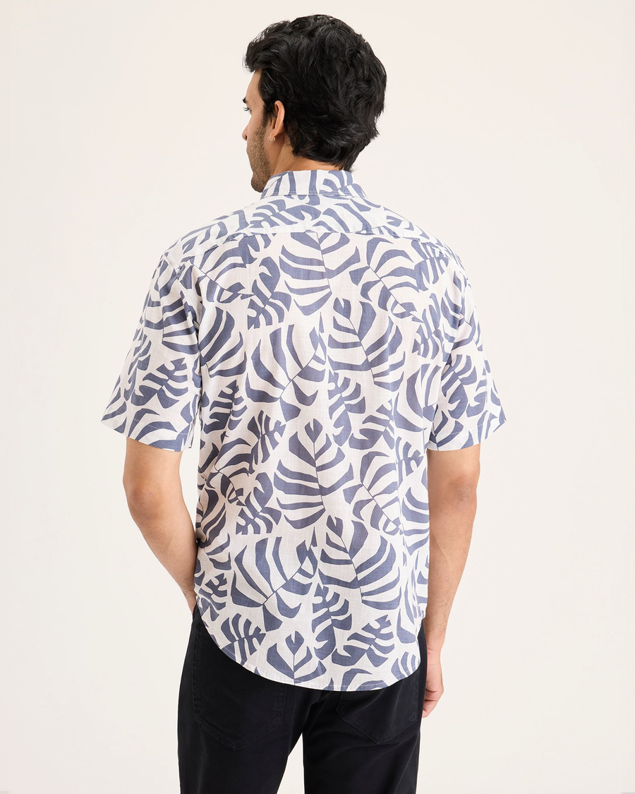 Back view of model wearing Palmero Ultimate Shirt, Regular Fit.