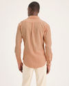 Back view of model wearing Peach Bloom Original Button Up, Slim Fit.