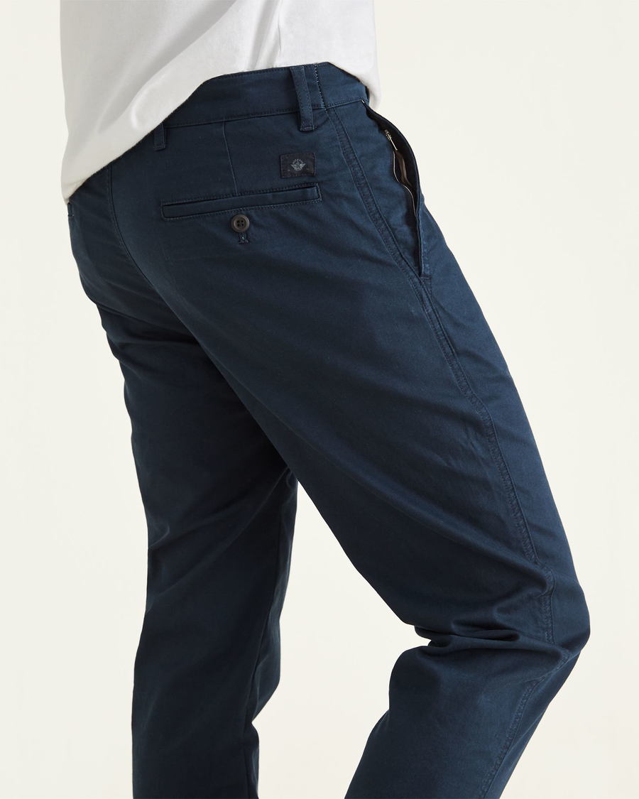 View of model wearing Pembroke Original Chinos, Tapered Fit.