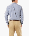 Back view of model wearing Pembroke Signature Comfort Flex Shirt, Classic Fit (Big and Tall).