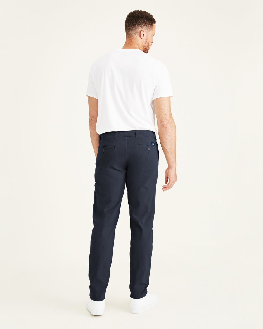Back view of model wearing Pembroke Ultimate Chinos, Athletic Fit (Big and Tall).