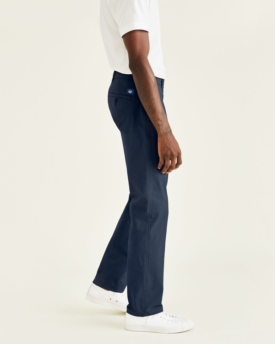 Dockers Men's Downtime Straight Fit Smart 360 FLEX Khaki Stretch Pants -  Macy's