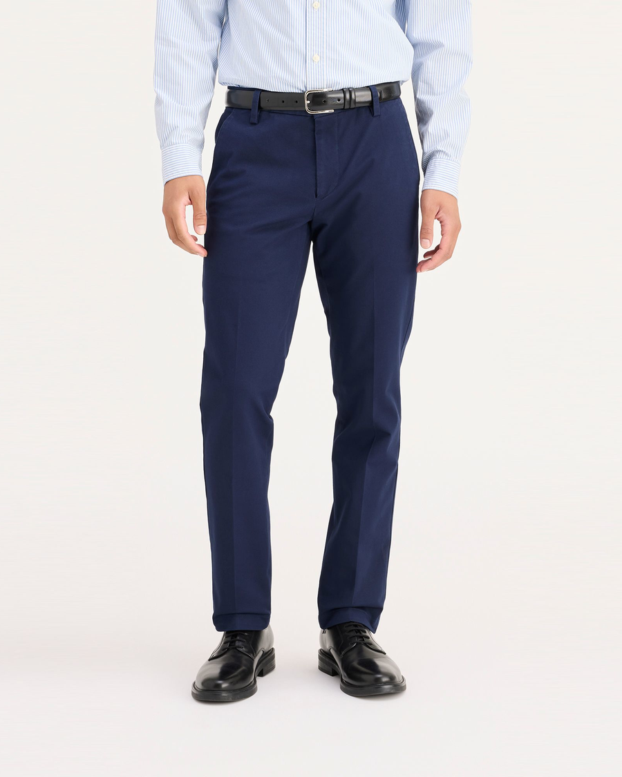 Dockers Mens Navy Chinos Regular Fit Go Pant Dockers Men's Slim