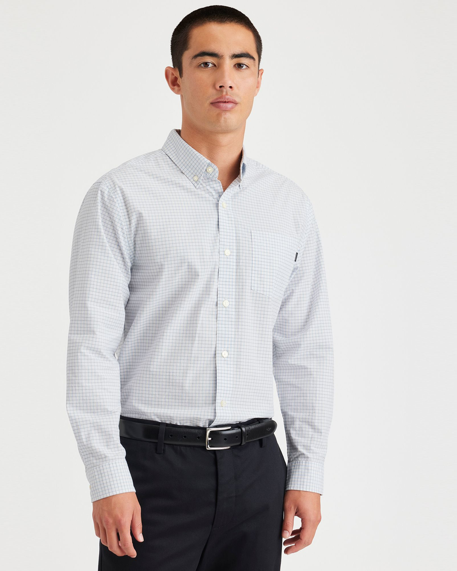 dockers white dress shirts White Buttondown Dockers Shirt 4t