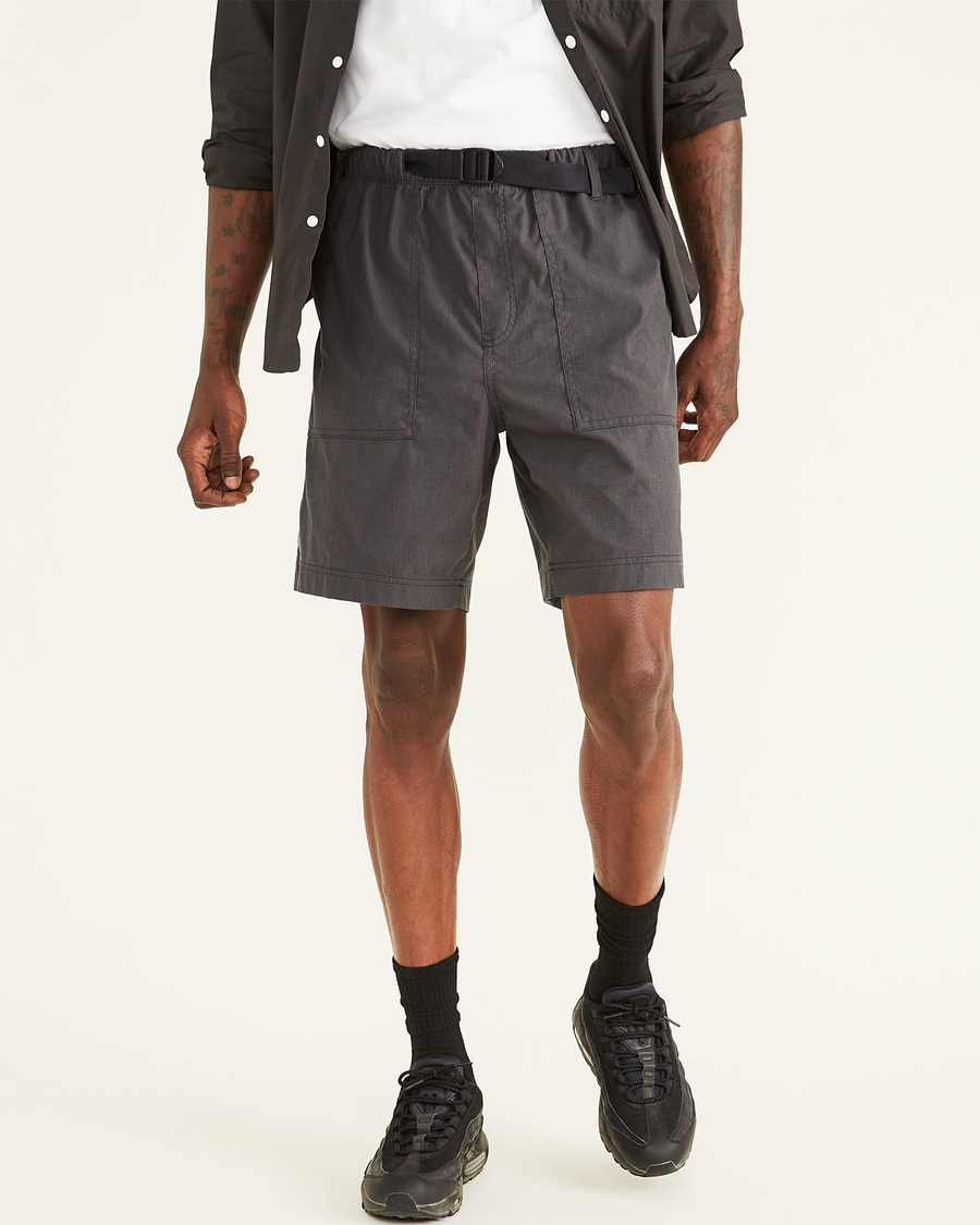 Black top docker shorts