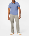 Front view of model wearing Porcelain Khaki Comfort Khakis, Relaxed Fit.