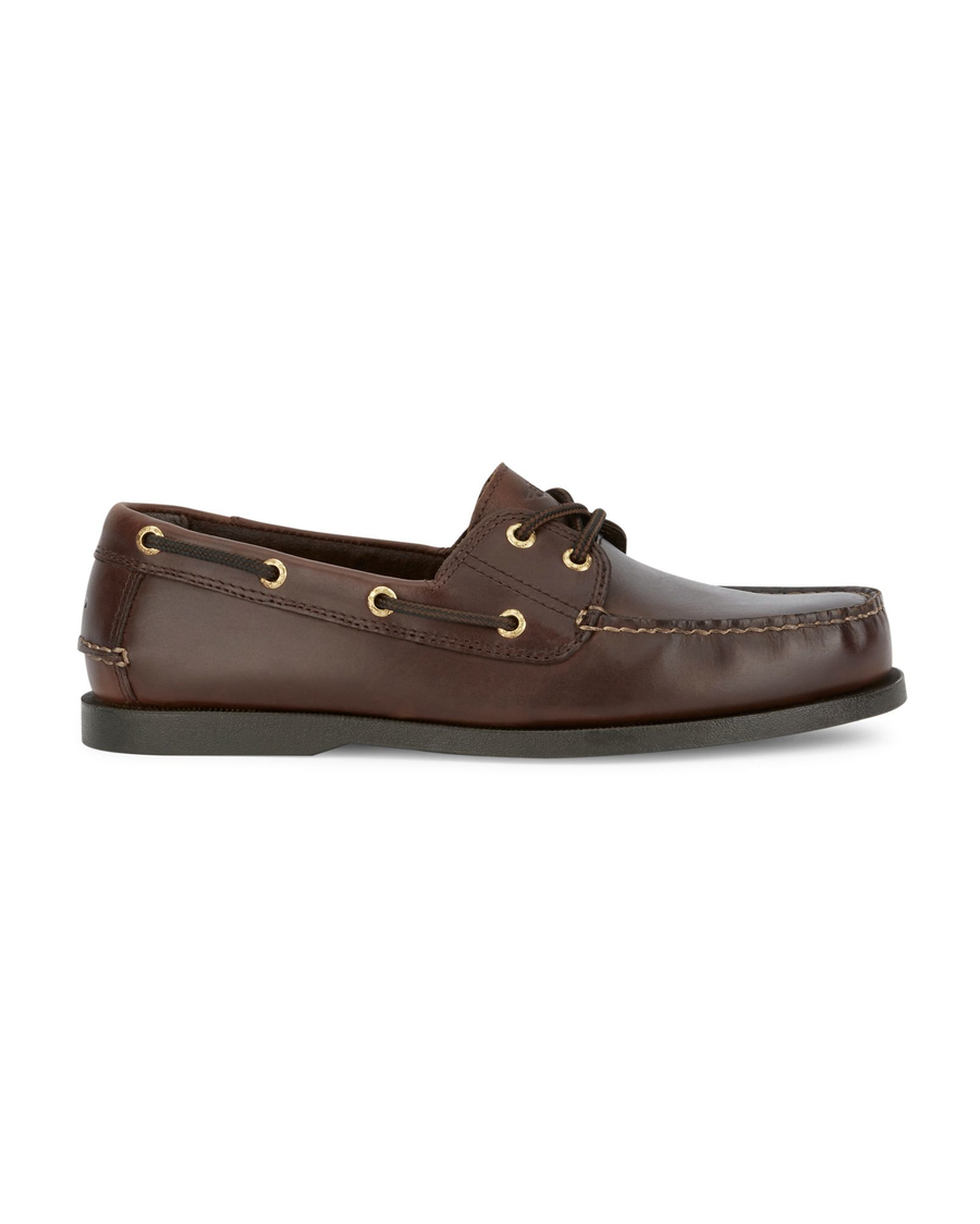Side view of  Raisin Vargas Boat Shoes.
